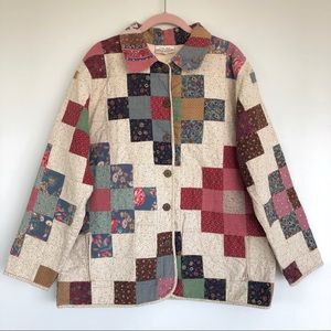 Cottagecore Quilt Patchwork Jacket